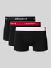 Lacoste Boxershort van katoenmix in set van 3 Felroze