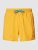 Gant Badehose mit Label-Stitching Orange
