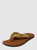 Rip Curl Teenslippers met labeldetails Kaki
