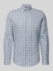 SEIDENSTICKER Slim Fit Business-Hemd mit Button-Down-Kragen Petrol