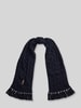 Polo Ralph Lauren sjaal van wolmix met polo bear-print motief Marineblauw