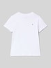 Tommy Hilfiger Kids T-Shirt aus Organic Cotton mit Logo-Details  Weiss