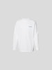 Jacquemus Longsleeve mit Label- und Backprint Weiß