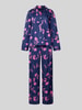 Lauren Ralph Lauren Pyjama met reverskraag Donkerblauw