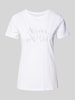 ARMANI EXCHANGE T-Shirt mit Label-Print Weiss