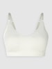 Saisei Bralette mit Rippenstruktur  Hellgrau