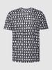 ARMANI EXCHANGE T-shirt ze wzorem z logo Czarny