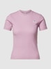 CHAMPION T-shirt in riblook Paars