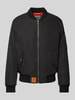 Original Bombers Bomberjack met labelpatch Zwart