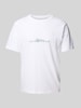 Jack & Jones T-Shirt mit Label-Print Modell 'VARENNA' Weiss