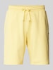 Tommy Hilfiger Sweatshorts met elastische band Lichtgeel