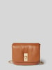 Tommy Hilfiger Crossbodytas van schapennappa met labeldetail Camel