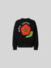 Kenzo Wollpullover in Strick-Optik Black