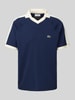 Lacoste Classic Fit Poloshirt mit Label-Stitching Blau