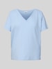 s.Oliver RED LABEL Regular Fit T-Shirt aus reiner Baumwolle Hellblau