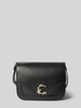 Coccinelle Crossbody Bag aus Leder mit Label-Detail Black