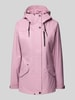 Ragwear Regenjacke mit Kapuze und Pattentaschen Modell 'Meast Rainy' Rosa