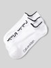 CK Calvin Klein Socken mit Label-Print im 3er-Pack Weiss