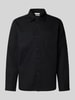 SELECTED HOMME Regular Fit Hemdjacke aus reiner Baumwolle Modell 'TRAVIS' Black