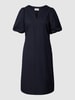 ROBE LÉGÈRE Tuniekjurk met tuniekkraag Marineblauw