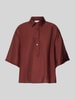 Jake*s Collection Blouseshirt met 3/4-mouwen Bordeaux