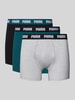 Puma Boxershort met labeldetail in een set van 3 stuks Donkergroen