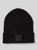 BOSS Mütze aus Woll-Mix Modell 'FOXXY' Black
