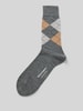 Burlington Sneakersocken mit Strukturmuster Mittelgrau