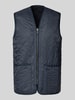 Barbour Regular fit bodywarmer met warme fleece aan de binnenkant Marineblauw