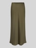 Vila Maxirok met elastische band, model 'VIELLETTE' Olijfgroen