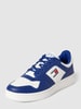 Tommy Jeans Sneaker mit Label-Details Modell 'BASKET' Blau