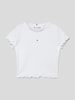 Tommy Hilfiger Teens T-shirt z wyhaftowanym logo model ‘ESSENTIAL’ Biały