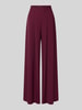 Rinascimento Wide Leg Stoffhose mit Reißverschlusstaschen Bordeaux