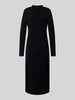 s.Oliver BLACK LABEL Strickkleid mit Stehkragen Black