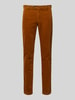 Mmx Slim fit corduroy broek met achterzakken, model 'Lupus' Camel