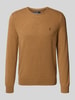 Polo Ralph Lauren Gebreide pullover met ribboorden Camel