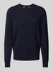 Tommy Hilfiger Strickpullover mit Logo-Stitching Marine