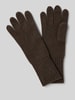Seeberger Handschoenen van puur kasjmier Donkerbruin