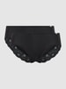 Skiny Panty mit floraler Spitze im 2er-Pack  Schwarz