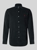 Polo Ralph Lauren Koszula casualowa o kroju regular fit z wyhaftowanym logo model ‘CORDUROY’ Czarny