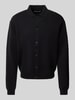 JAKE*S STUDIO MEN Cardigan mit Umlegekragen Black