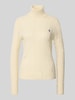 Polo Ralph Lauren Regular fit gebreide pullover van een mix van katoen en kasjmier Ecru