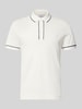 Lacoste regular fit poloshirt van katoenmix model 'CHEMISE' Offwhite