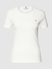 Tommy Hilfiger T-Shirt mit Label-Detail Modell 'CODY' Weiß