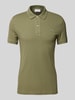 Lacoste Slim Fit Poloshirt mit Label-Patch Modell 'PIQUE' Oliv