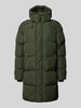 Superdry Płaszcz pikowany z kapturem i dwustronnym zamkiem błyskawicznym Oliwkowy