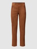 Christian Berg Woman Hose mit Reißverschlusstaschen Cognac