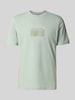HUGO Regular fit T-shirt van katoenen jersey, model 'DELASTIO' Mintgroen