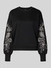 ONLY Bluza o kroju relaxed fit z mieszanki bawełny model 'BROOKE' Czarny