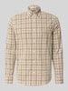 Gant Freizeithemd mit Knopfleiste Beige